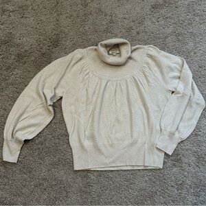 Madewell Soft Cream Cowl Neck Sweater